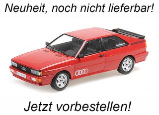 AUDI QUATTRO - 1980 - RED Minichamps 1:18 Metallmodell, Türen, Motorhaube... nicht zu öffnen <br> Liefertermin nicht bekannt