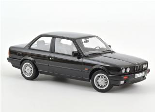 BMW 325i 1988 Black metallic    Norev 1:18 Metallmodell (Türen/Hauben nicht zu öffnen!)