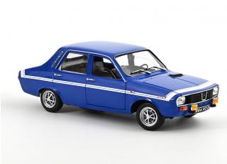Renault 12 Gordini without bumpers 1971 Bleu-de-France Blue   Norev 1:18 Metallmodell 2 Türen und Motorhaube  zu öffnen!