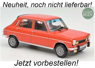 Simca 1100 TI 1974 Sumatra Red Norev 1:18 Metallmodell (Türen/Hauben nicht zu öffnen!) <br> Liefertermin nicht bekannt (nicht vor August 2024)