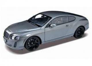 Bentley Continental Supersports 2011 grey with black rims Welly 1:18