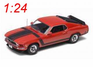 Ford Mustang Boss 302 1970  red Welly 1:24
