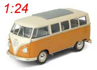 VW Bus T1 1962 gelb/weiß Welly 1:24