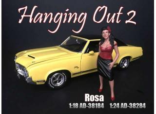 Hanging Out 2 Rosa (Auto nicht enthalten) American Diorama 1:18