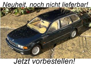 BMW 5-series Touring E39 1998 , orient blue Triple 9 1:18 (Türen, Motorhaube... nicht zu öffnen!) <br> Liefertermin nicht bekannt (nicht vor 2. Quartal 2024)