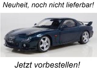 Mazda RX-7 FD RS 1994 blau S1810601 Solido 1:18 Metallmodell <br> Liefertermin nicht bekannt (nicht vor 1. Quartal 2024)