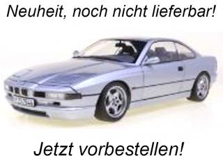 BMW 850 (E31) CSI 1992 silber S1807004 Solido 1:18 Metallmodell <br> Liefertermin nicht bekannt (nicht vor 1. Quartal 2024)