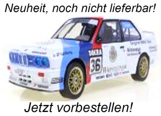 BMW E30 M3 DTM 1989 #36 Steve Soper S1801524 Solido 1:18 Metallmodell <br> Liefertermin nicht bekannt (nicht vor 1. Quartal 2024)