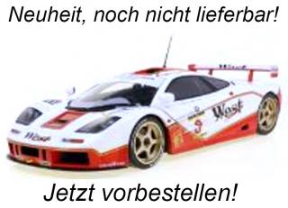 McLaren F1 GTR short tail BPR GT #8 weiß/rot 1995 S1804107 Solido 1:18 Metallmodell <br> Liefertermin nicht bekannt (nicht vor 2. Quartal 2024)