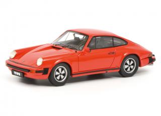 Porsche 911 Coupé (1977), rot Schuco LIMITED EDITION 500 ProR.18 Resinemodell 1:18 (Türen, Motorhaube... nicht zu öffnen!)