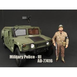 WWII US Military Police Figure -III (Auto nicht enthalten) American Diorama 1:18