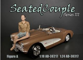 Seated Couple III - Figure A (Auto nicht enthalten!) American Diorama 1:18