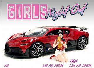 Figur Girls Night Out - Gigi American Diorama 1:18 (Auto nicht enthalten!)