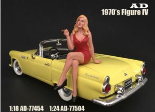 Figur 70s Style Figure - IV (Auto nicht enthalten!) American Diorama 1:18