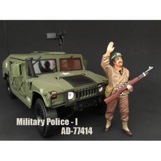 WWII US Military Police Figure -I (Auto nicht enthalten) American Diorama 1:18