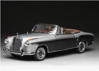 Mercedes-Benz 220 SE Cabriolet 1960 – Grey / Dark Grey SunStar Metallmodell 1:18