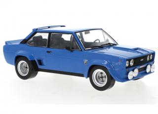 Fiat 131 Abarth, blau, 1980 IXO 1:18 Metallmodell (Türen/Hauben nicht zu öffnen!)