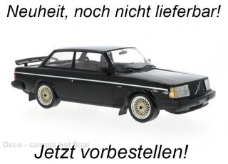 Volvo 240 Turbo Custom, schwarz, 1986 IXO 1:18 Metallmodell (Türen/Hauben nicht zu öffnen!) <br> Liefertermin nicht bekannt