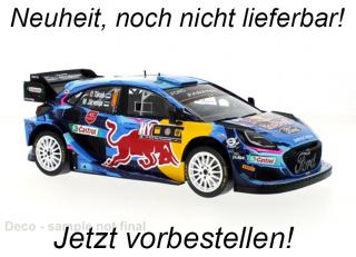 Ford Puma Rally 1, No.8, WRC, Central European Rally, O.Tanak/M.Jarveoja, 2023 IXO 1:18 Metallmodell (Türen/Hauben nicht zu öffnen!) <br> Liefertermin nicht bekannt
