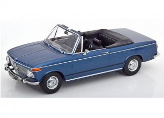 BMW 2002 Cabrio 1968  dunkelblau-metallic KK-Scale 1:18 Metallmodell (Türen, Motorhaube... nicht zu öffnen!)