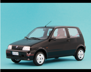 Fiat Cinquecento Sporting 1994 - Colore  : Nero / Schwarz Laudoracing 1:18 Resinemodell (Türen, Motorhaube... nicht zu öffnen!)
