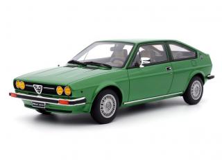 Alfa Romeo Sud Sprint GREEN 1976 OttO mobile 1:18 Resinemodell (Türen, Motorhaube... nicht zu öffnen!)