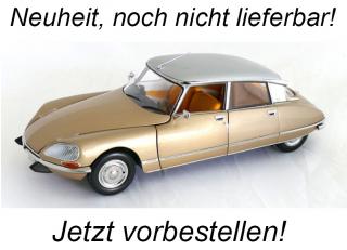 Citroën DS 23 Pallas (1974) - SABLE METALLISE / silver top "Limited 1000 pieces" Norev 1:18 Metallmodell 2 Türen und Motorhaube zu öffnen! <br> Liefertermin nicht bekannt