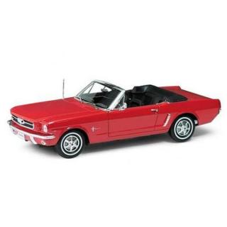 Ford Mustang 1964 Convertible 1/2 Rot Welly 1:18