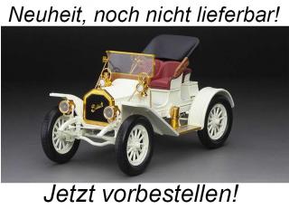 Buick Model 10 1908 white/gold SunStar Metallmodell 1:18 <br> Liefertermin nicht bekannt (nicht vor Februar 2024)