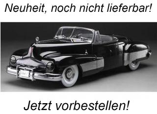 Buick Y-Job 1938  black SunStar Metallmodell 1:18 <br> Liefertermin nicht bekannt (nicht vor Dezember 2023)