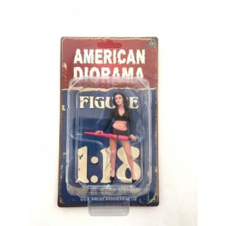Figur Umbrella Girl I (Motorrad nicht enthalten!) American Diorama 1:18