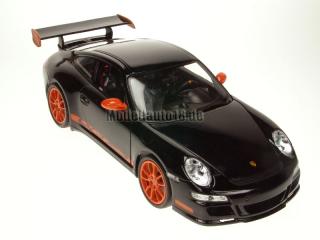 Porsche 911 997 GT3 RS schwarz/orange Welly 1:18