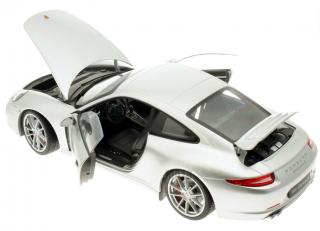 Porsche 911 (991) Carrera S silber    Welly 1:18