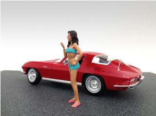 Figur Car Wash Girl \"Dorothy\" (Auto nicht enthalten) American Diorama 1:18