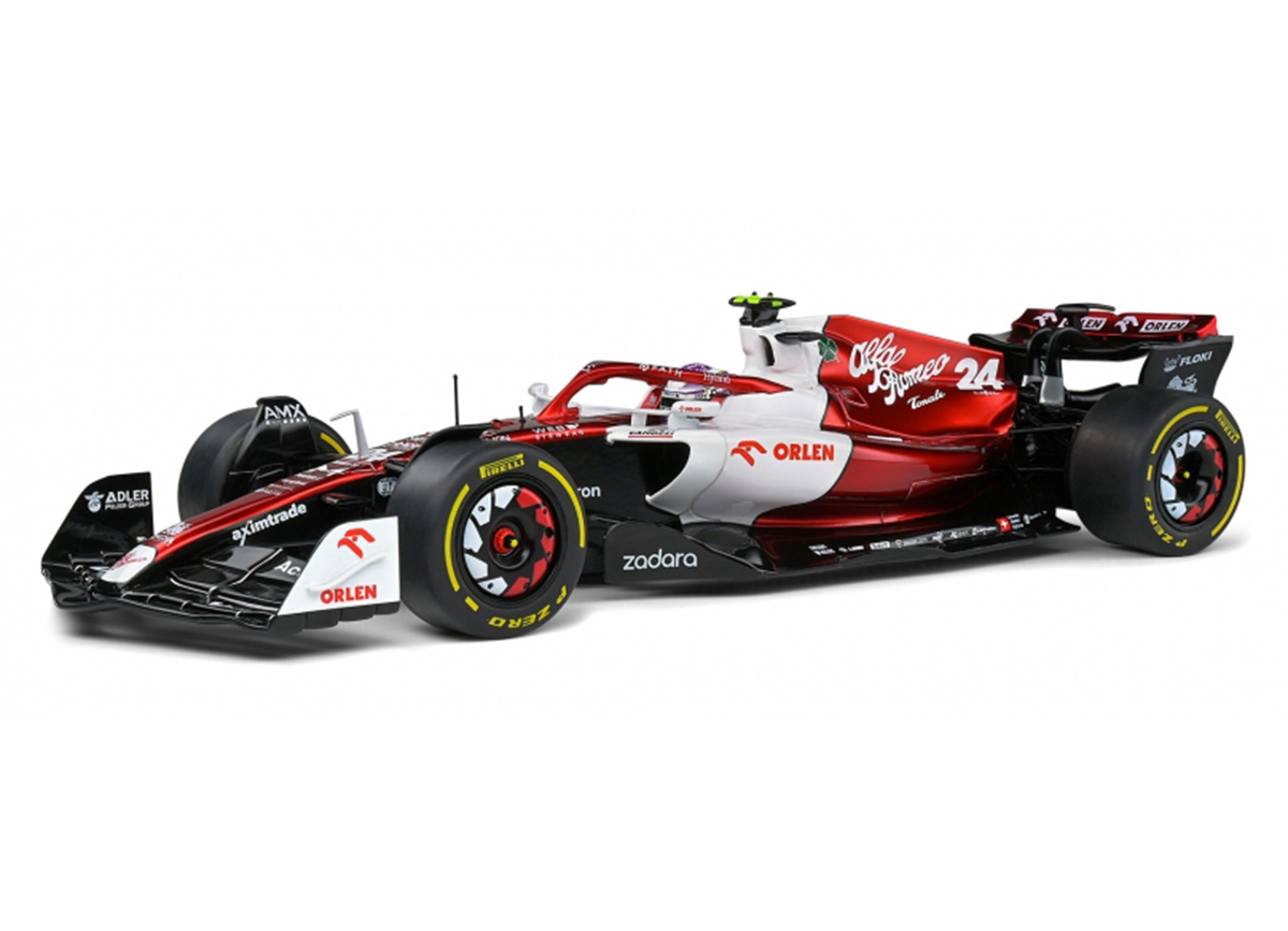 Alfa Romeo C42 Zhou Guanyu F1 2022 S1810202 Solido 1:18 Metallmodell