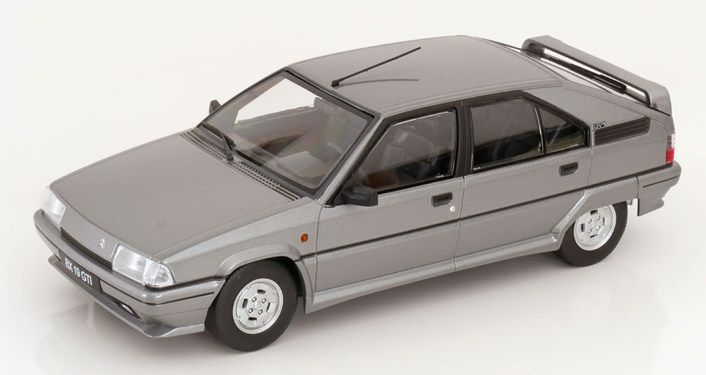 Modelcar Citroen BX GTi 1990 silver metallic/ black interior