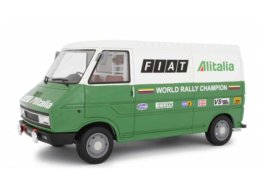 FIAT 242 1° SERIE ASSISTENZA FIAT- 1977 Laudoracing-Models 1:18 Resinemodell (Türen, Motorhaube... nicht zu öffnen!)