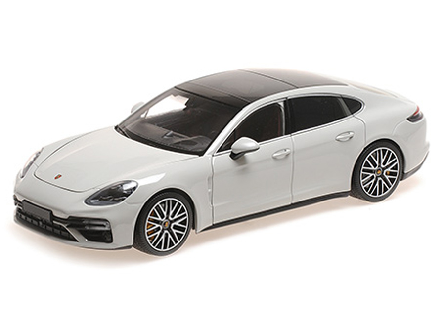 PORSCHE PANAMERA TURBO S - 2020 - GREY  Minichamps 1:18 Metallmodell mit zu öffnenden Türen und Haube(n)
