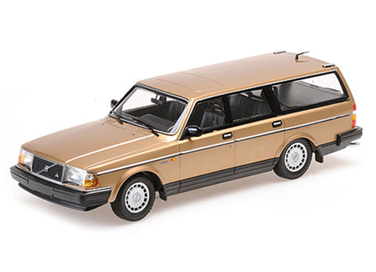 VOLVO 240 GL BREAK - 1986 - GOLD Minichamps 1:18 Metallmodell, Türen, Motorhaube... nicht zu öffnen