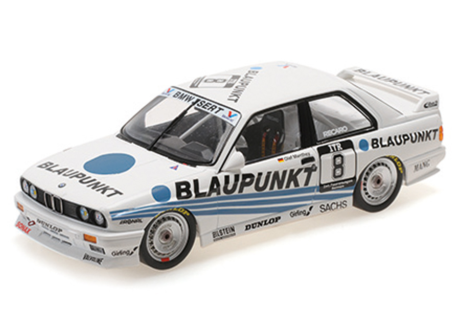 BMW M3 - BMW ISERT - OLAF MANTHEY - DTM 1988 Minichamps 1:18 Metallmodell, Türen, Motorhaube... nicht zu öffnen