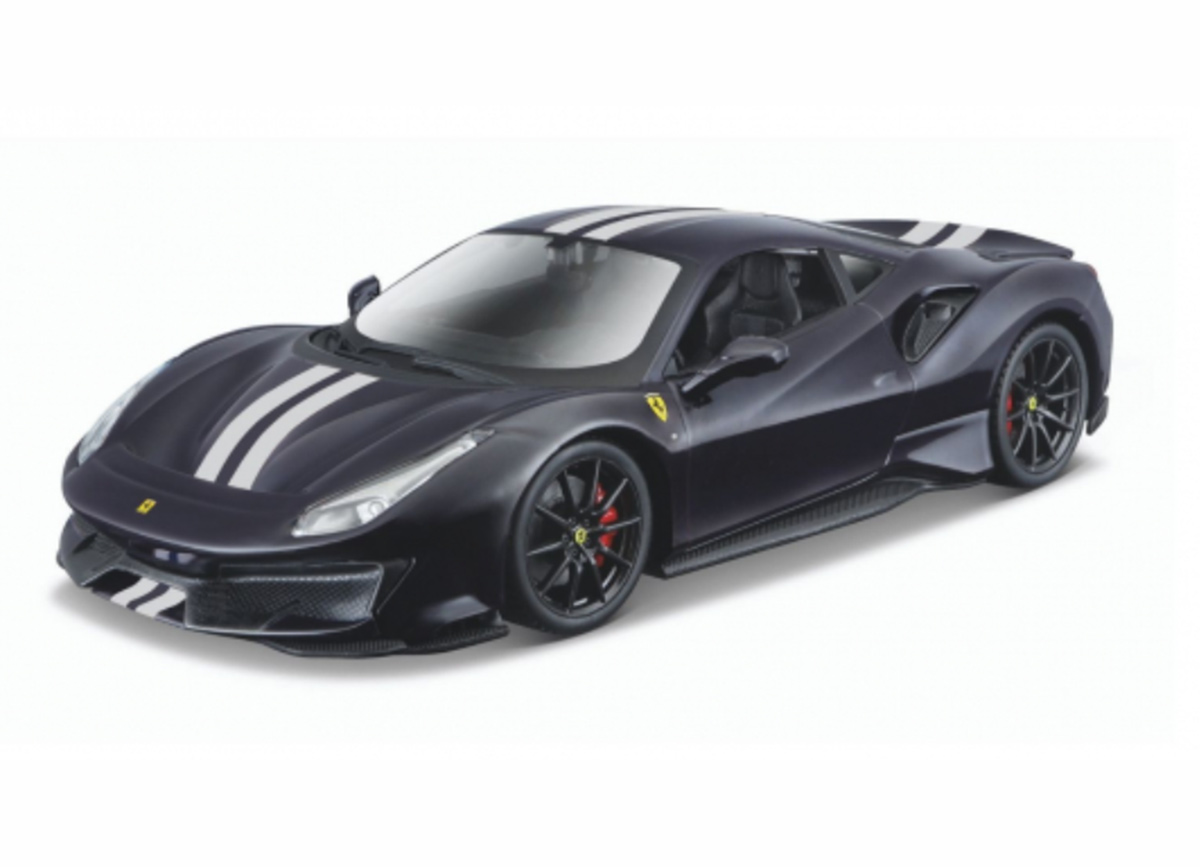 Ferrari 488 Pista dunkelblau Burago 1:24