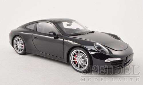 Porsche 911 (991) Carrera S schwarz Welly 1:18