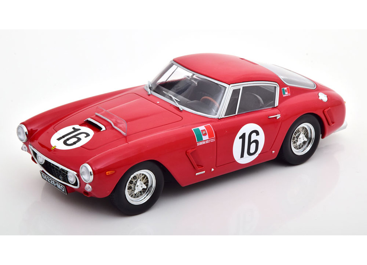 Ferrari 250 GT SWB Competizione #16 24h Le Mans 1961 KK-Scale 1:18 Metallmodell (Türen, Motorhaube... nicht zu öffnen!)