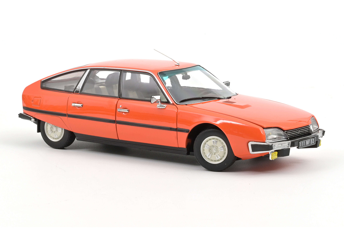 Citroën CX 2400 GTI 1977 - Mandarine Norev 1:18 Metallmodell 2 Türen, Motorhaube und Kofferraum zu öffnen!