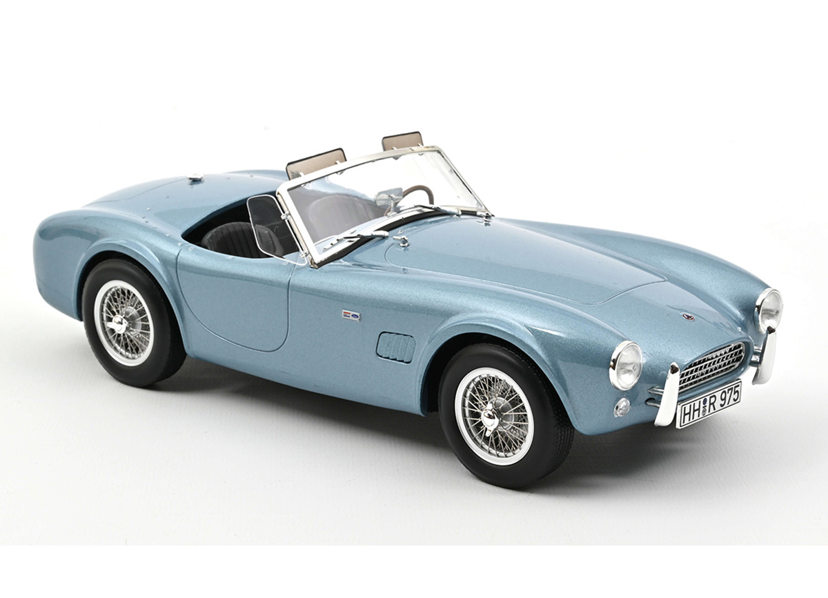AC Cobra 289 1963 - Blue metallic Norev 1:18 Metallmodell (Türen/Hauben nicht zu öffnen!)
