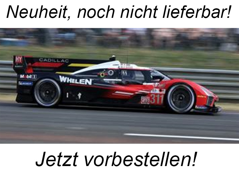 Cadillac V-Series.R No.311 ACTION EXPRESS RACING 24H Le Mans 2023 L-F. Derani - A. Sims - J. Aitken Spark 1:18 mit Plexiglasvitrine (Türen, Motorhaube... nicht zu öffnen!)  Date de parution inconnue (pas avant décembre 2023)