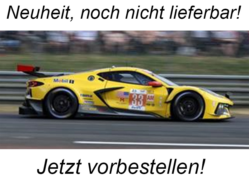 Chevrolet Corvette C8.R No.33 CORVETTE RACING Winner LM GTE AM class 24H Le Mans 2023 N. Catsburg - B. Keating - N. Varrone Spark 1:18 mit Plexiglasvitrine (Türen, Motorhaube... nicht zu öffnen!)
