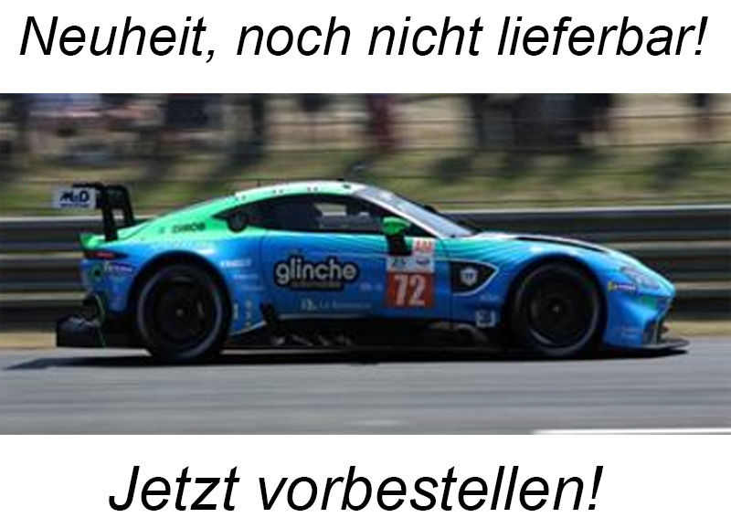 Aston Martin Vantage AMR No.72 TF SPORT 24H Le Mans 2023 A. Robin - M. Robin - V. Hasse-Clot Spark 1:18 mit Plexiglasvitrine (Türen, Motorhaube... nicht zu öffnen!)  Date de parution inconnue (pas avant avril 2024)