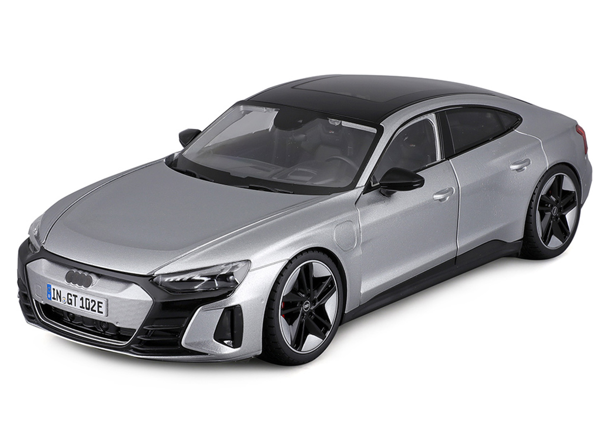 Audi RS E-Tron GT  ́22 silber Burago 1:18 Metallmodell
