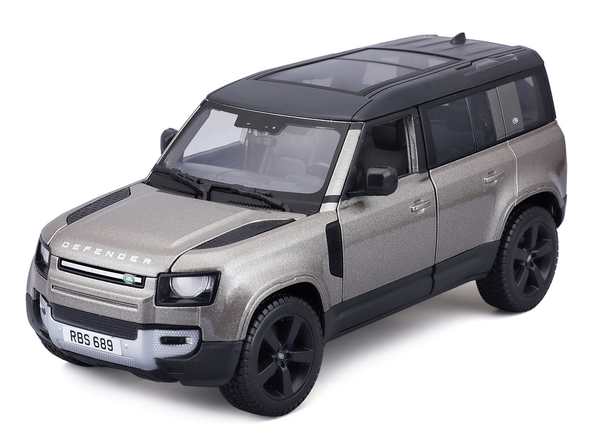 Land Rover Defender 2022 silber Burago 1:24
